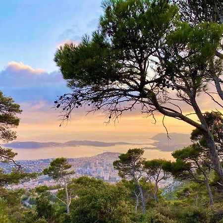 Vue Faron - Appart Cosy - Proche Telepherique/Gare Toulon Dış mekan fotoğraf